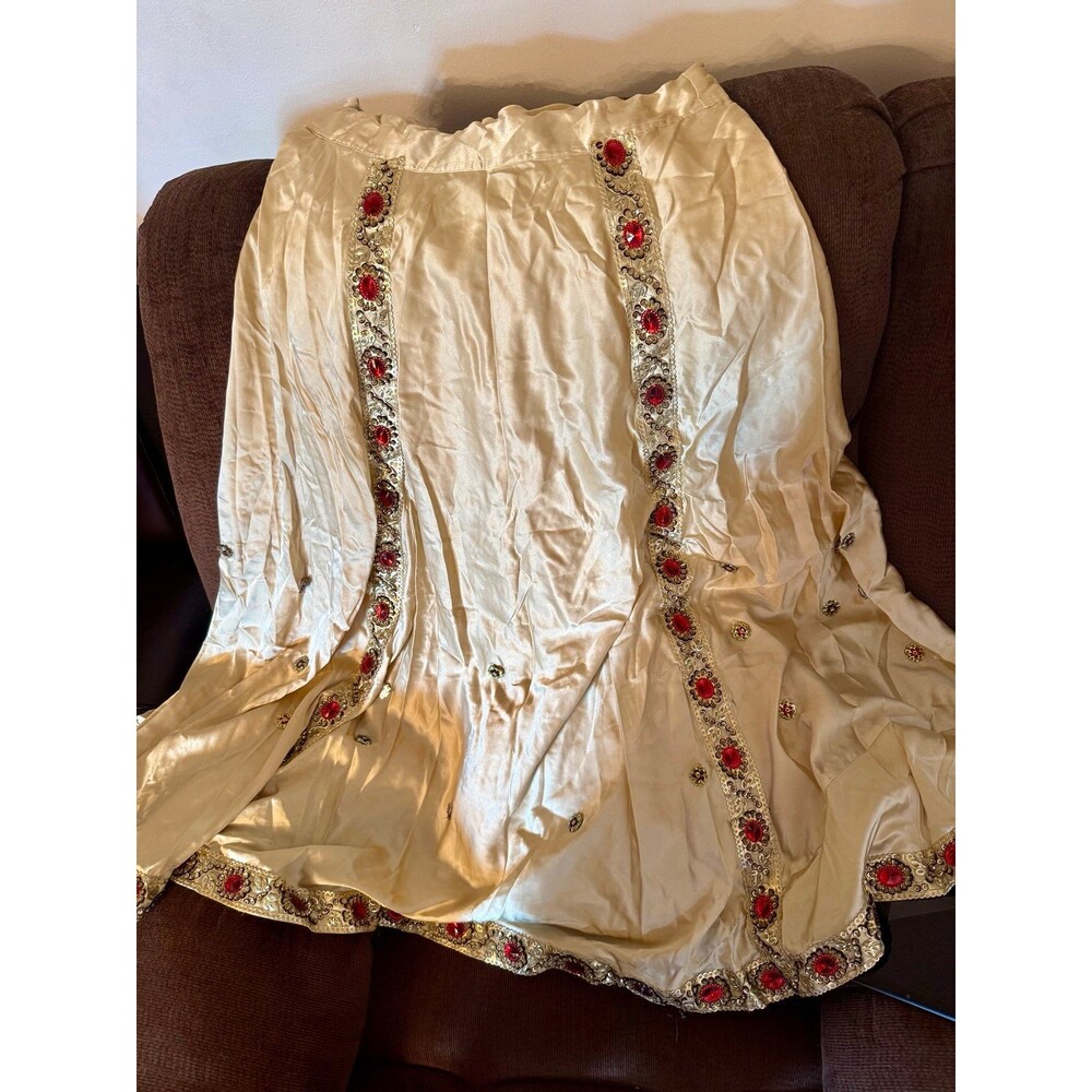 Ivory lehenga